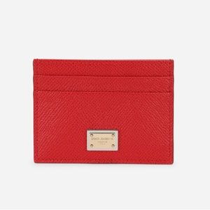 Dolce and Gabbana red cardholder